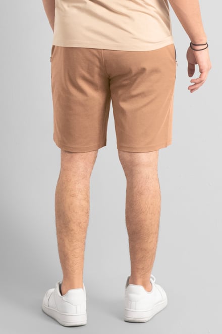 Men's Regular Fit Zip Pocket Jersey Shorts | Enorsia
