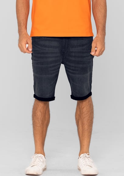 Skinny Stretch Denim Shorts