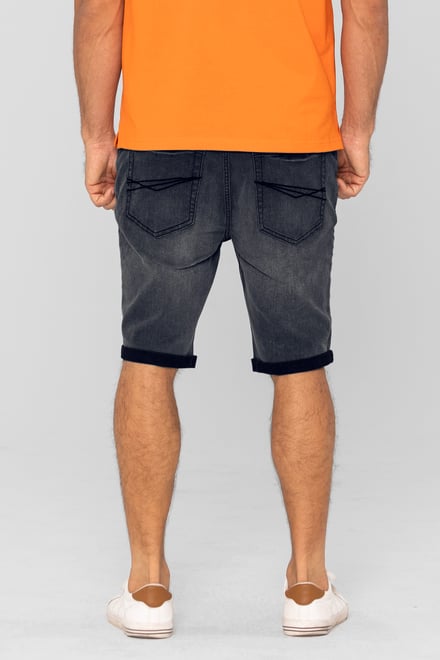 Skinny Stretch Denim Shorts