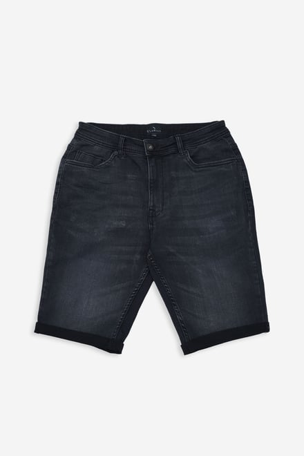 Skinny Stretch Denim Shorts
