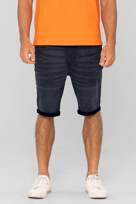 Skinny Stretch Denim Shorts