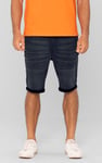 Skinny Stretch Denim Shorts