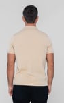 Enorsia Muscle Ribbed Polo Shirt