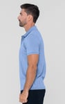 Enorsia Muscle Ribbed Polo Shirt
