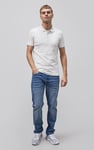 Enorsia Muscle Ribbed Polo Shirt