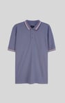 Red/Pink Tipped Polo Shirt