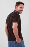 Red/Pink Tipped Polo Shirt
