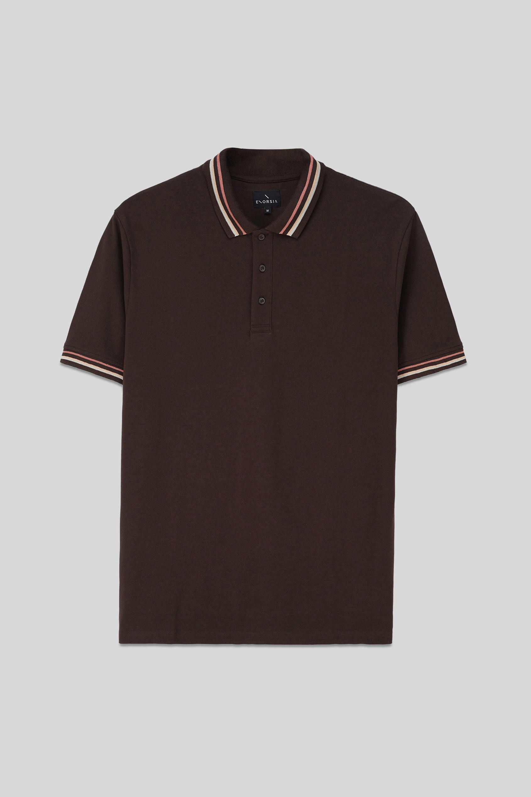 Red/Pink Tipped Polo Shirt