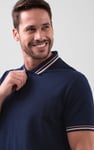 Red/Pink Tipped Polo Shirt