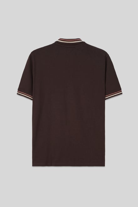 Red/Pink Tipped Polo Shirt