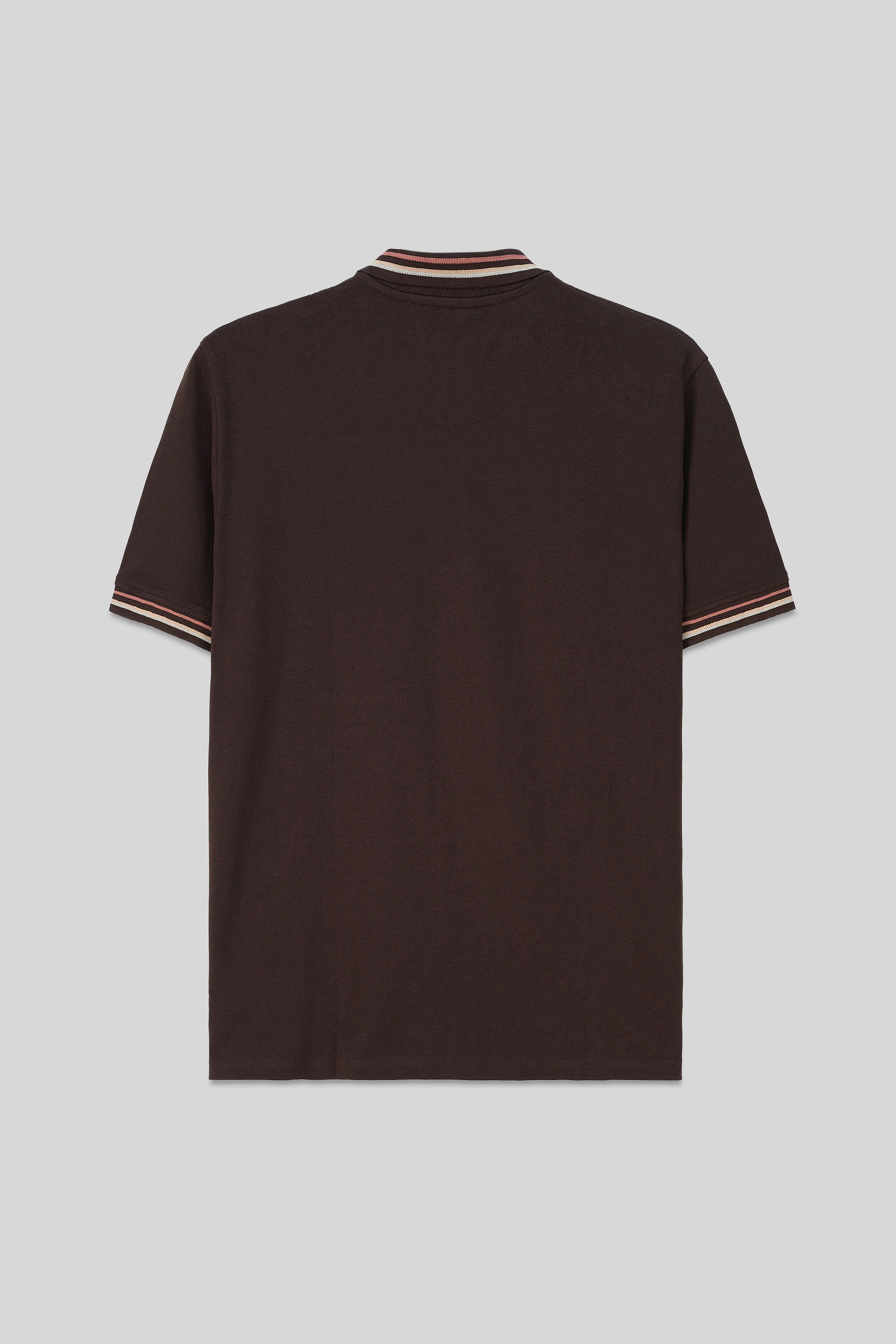Red/Pink Tipped Polo Shirt