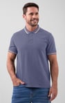 Red/Pink Tipped Polo Shirt
