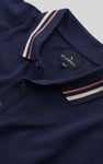 Red/Pink Tipped Polo Shirt