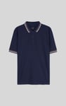 Red/Pink Tipped Polo Shirt