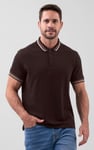 Red/Pink Tipped Polo Shirt