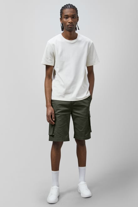 Men's Premium Cotton Stretch Cargo Shorts | Enorsia