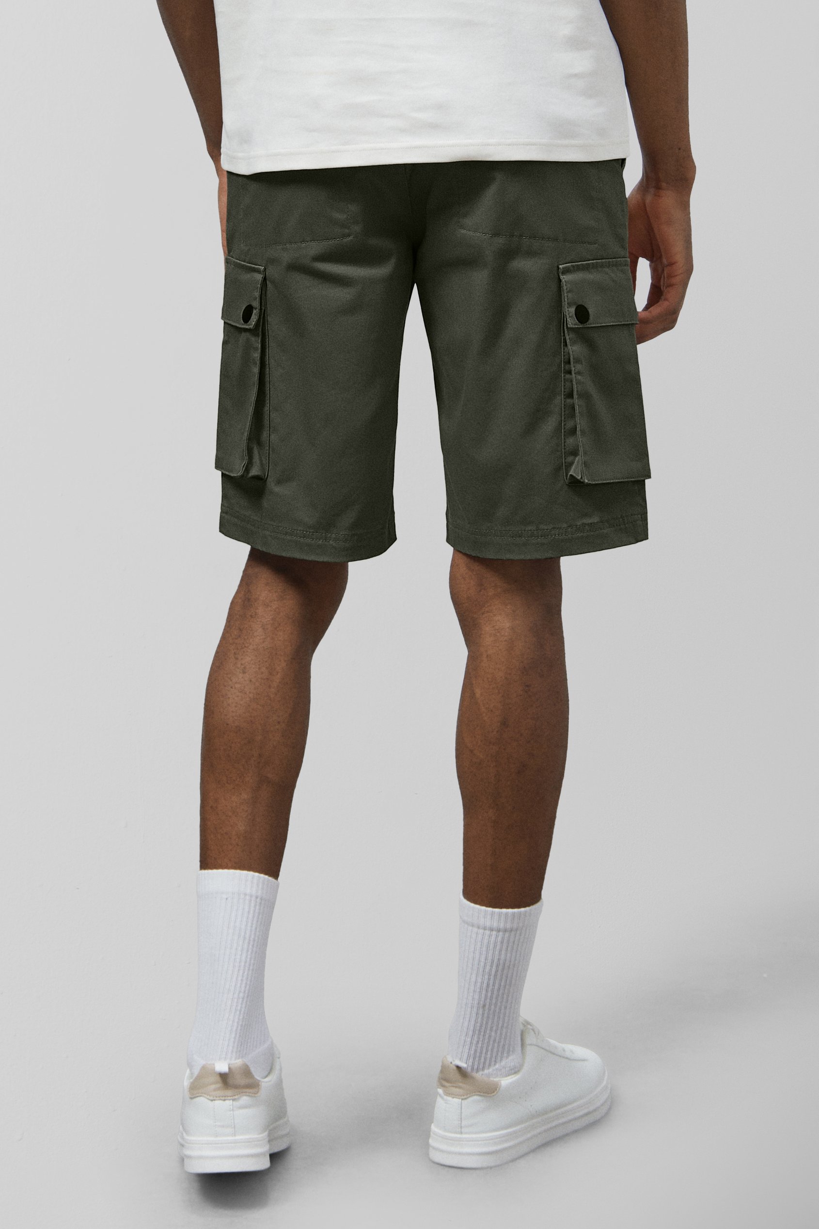 Men's Premium Cotton Stretch Cargo Shorts | Enorsia