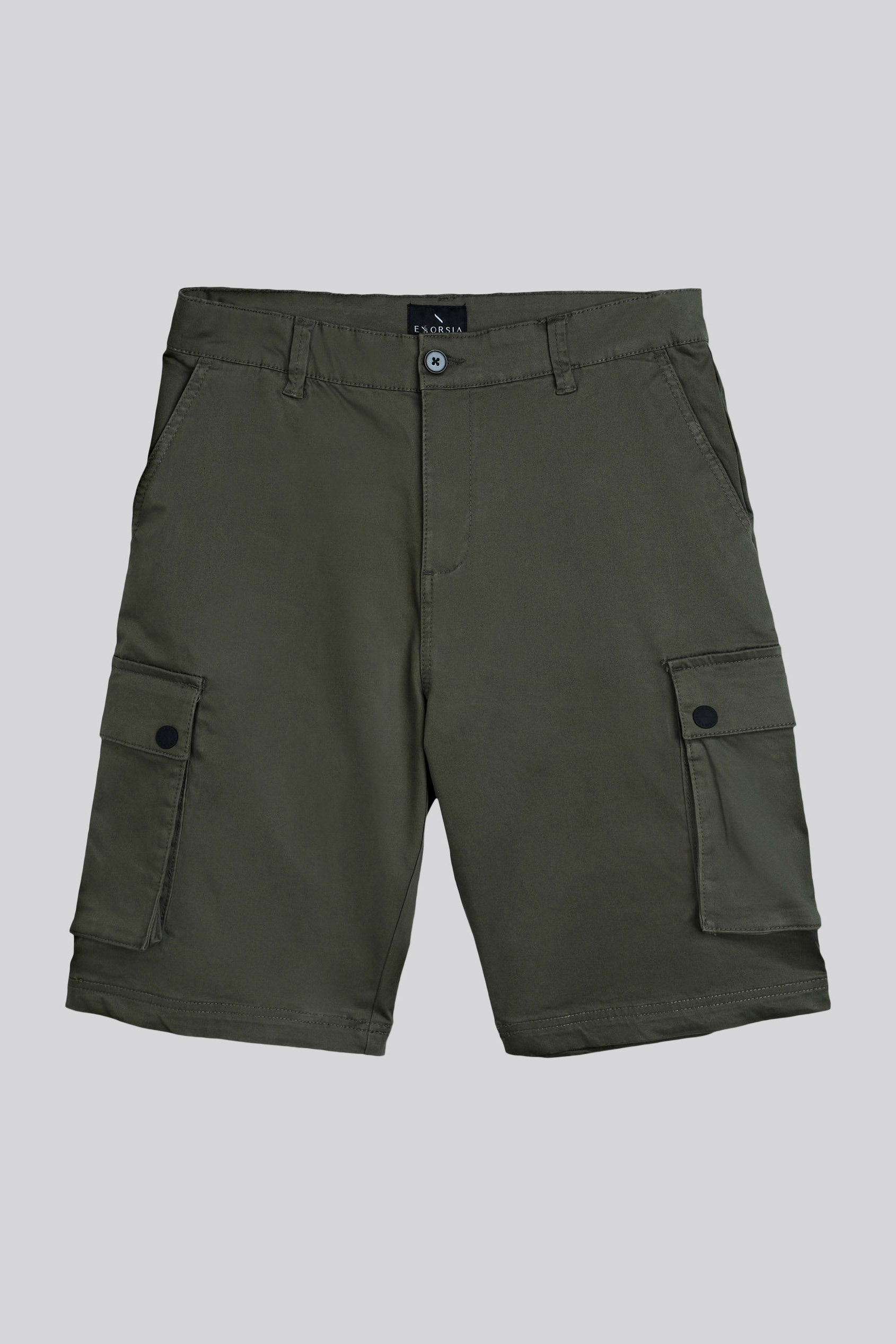 Men's Premium Cotton Stretch Cargo Shorts | Enorsia