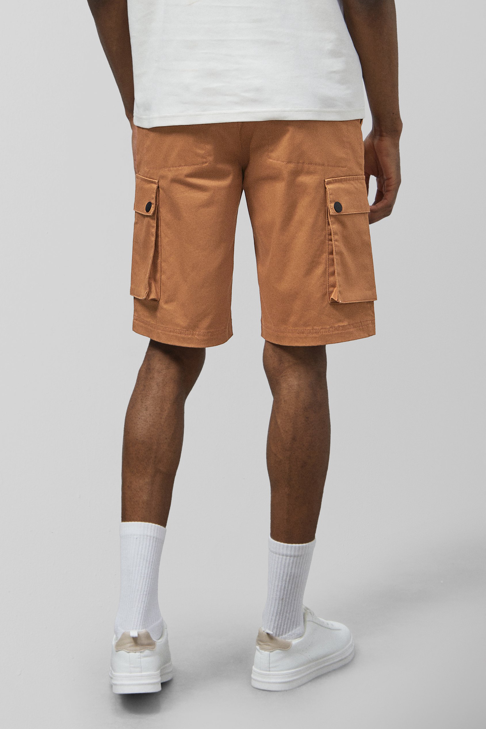 Men's Premium Cotton Stretch Cargo Shorts | Enorsia