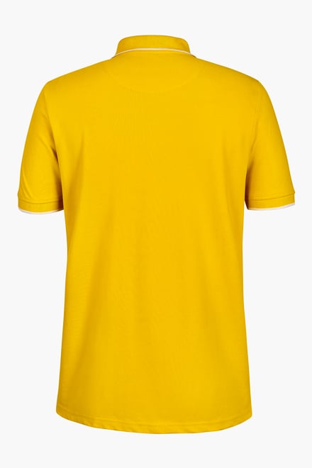 Men’s Regular Fit Tipped Quarter Zip Polo Shirt | Enorsia
