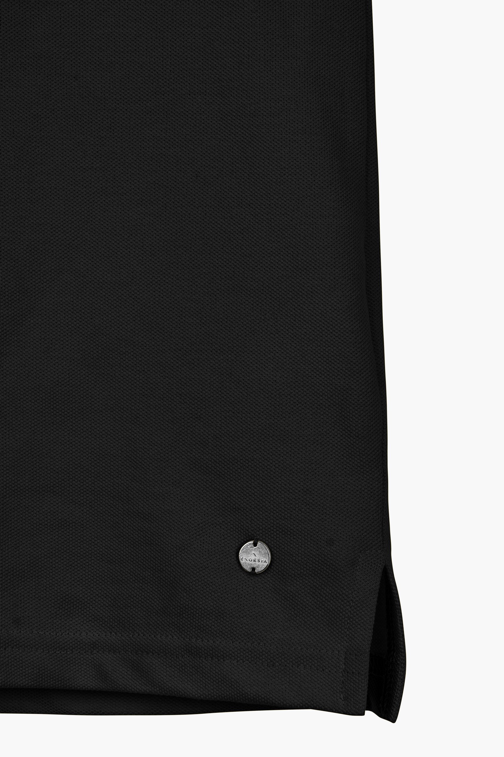 Men’s Regular Fit Tipped Quarter Zip Polo Shirt | Enorsia