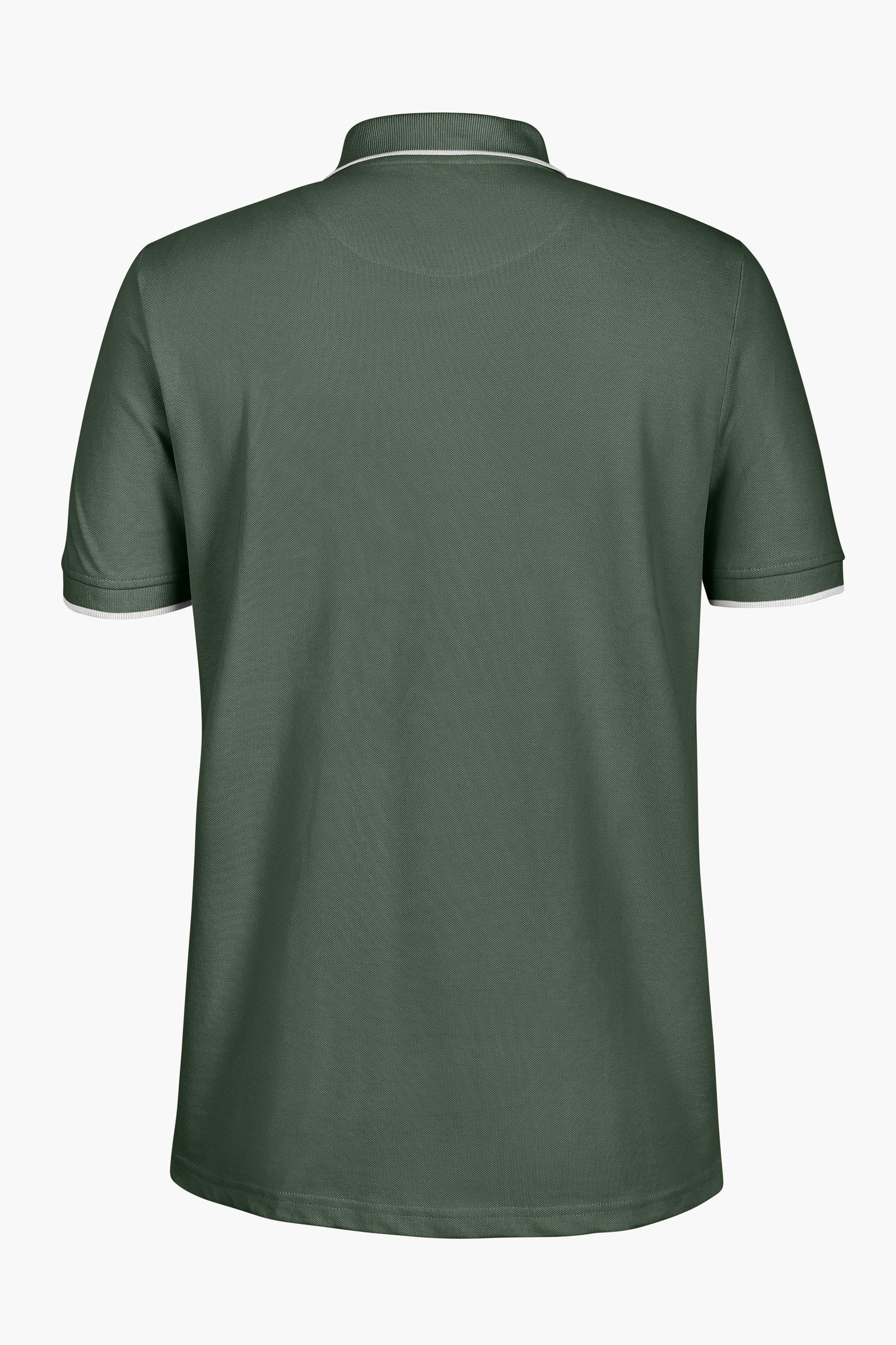 Men’s Regular Fit Tipped Quarter Zip Polo Shirt | Enorsia