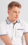 Men's Bird Eye Collar Polo Shirt