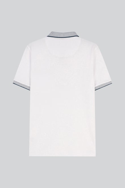 Men's Bird Eye Collar Polo Shirt