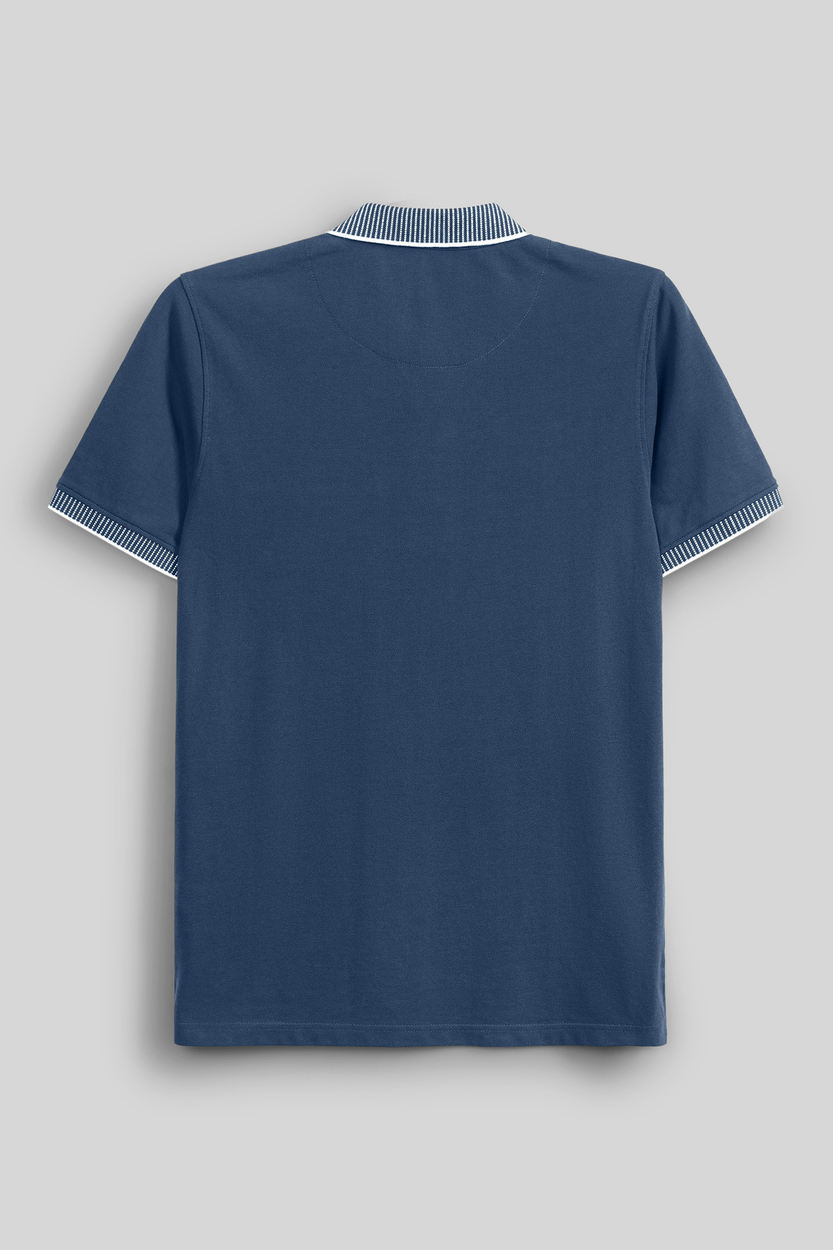 Men's Bird Eye Collar Polo Shirt