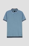 Design Pique Polo With Rib Detailing