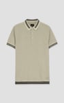 Design Pique Polo With Rib Detailing