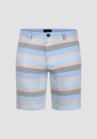 Men's Textured Striped Chino Short
