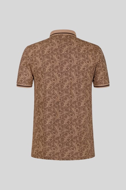 Turtle Shell Inspired Short Sleeves Polo Shirt
