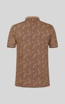 Turtle Shell Inspired Short Sleeves Polo Shirt