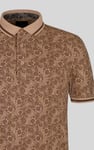 Turtle Shell Inspired Short Sleeves Polo Shirt