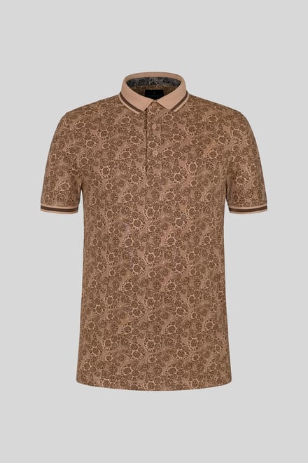 Turtle Shell Inspired Short Sleeves Polo Shirt