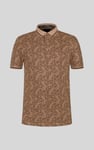 Turtle Shell Inspired Short Sleeves Polo Shirt