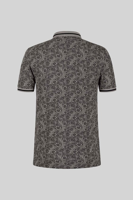Turtle Shell Inspired Short Sleeves Polo Shirt