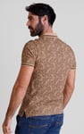 Turtle Shell Inspired Short Sleeves Polo Shirt