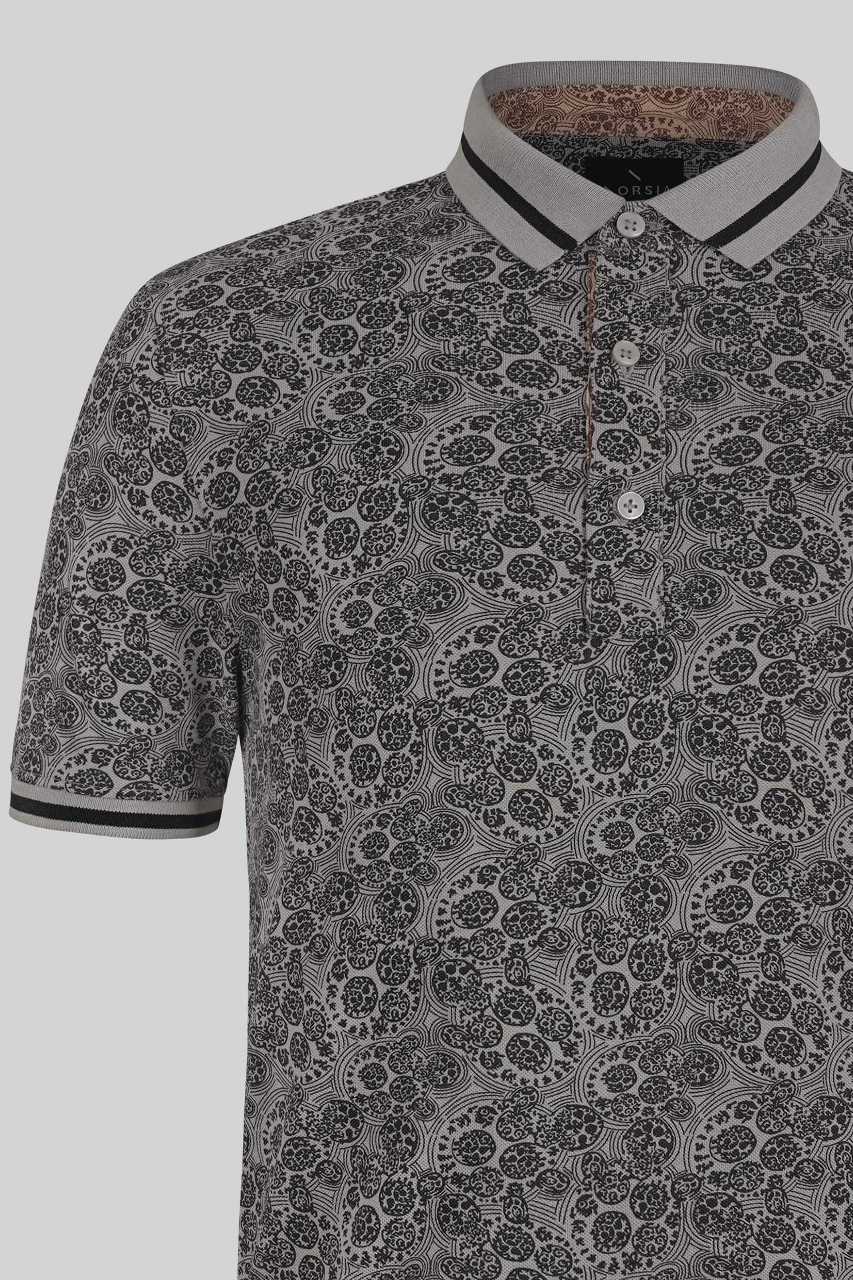 Turtle Shell Inspired Short Sleeves Polo Shirt