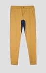 Mens Fleece Joggers With Contrast Panels
