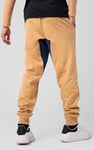 Mens Fleece Joggers With Contrast Panels