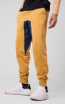 Mens Fleece Joggers With Contrast Panels