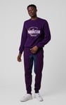 Mens Fleece Joggers With Contrast Panels