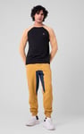 Mens Fleece Joggers With Contrast Panels