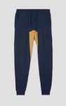 Mens Fleece Joggers With Contrast Panels