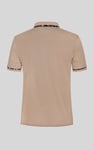 Contrast Double layer collar  Short Sleeves Polo Shirt