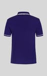 Contrast Double layer collar  Short Sleeves Polo Shirt