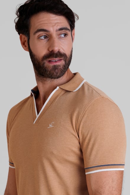 V-Neck Classic Polo Shirt