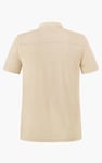 Linen Blended Solid Short Sleeve Polo Shirt's